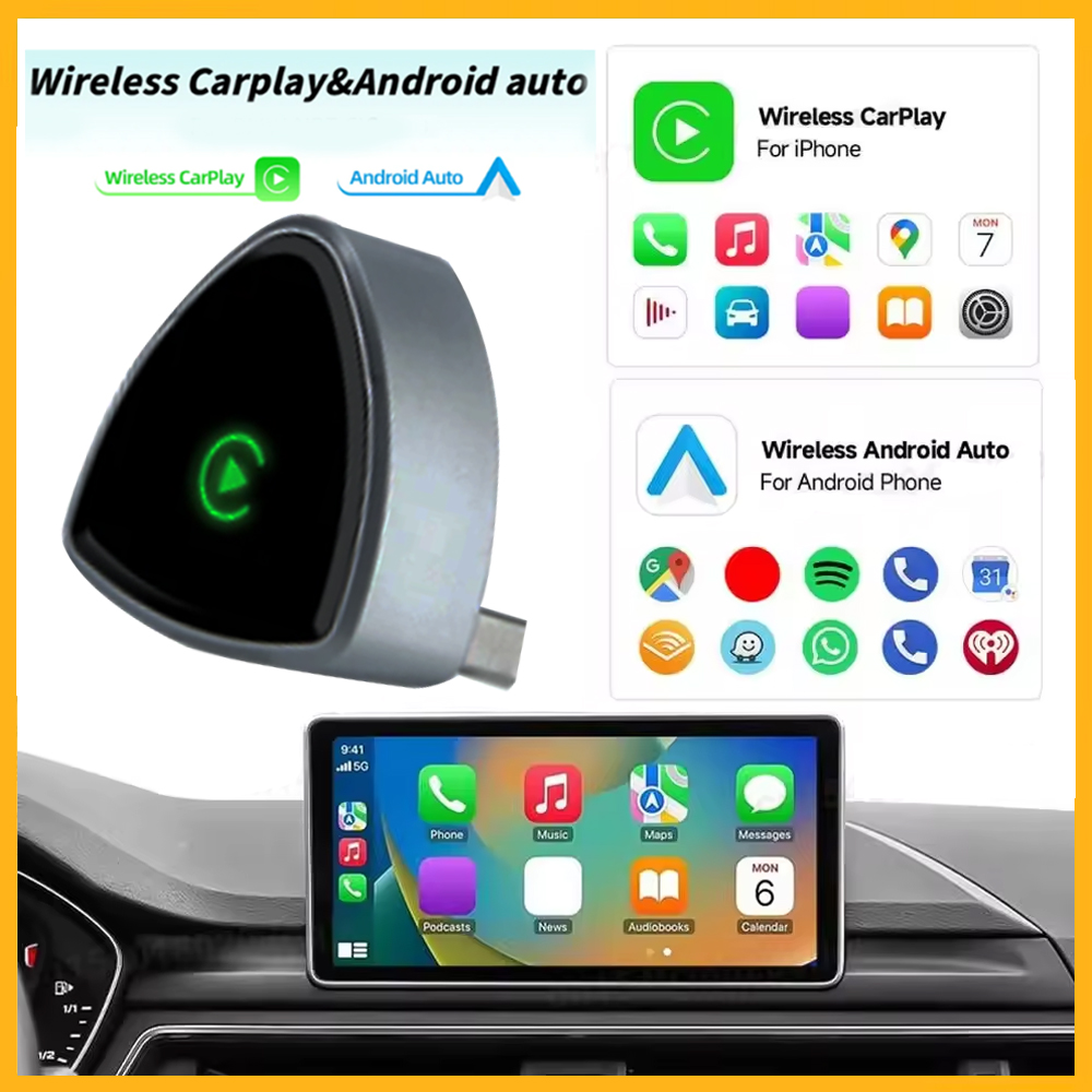 Wifi Smart Plug - 2025 Nieuwe Draadloze CarPlay Android Smart