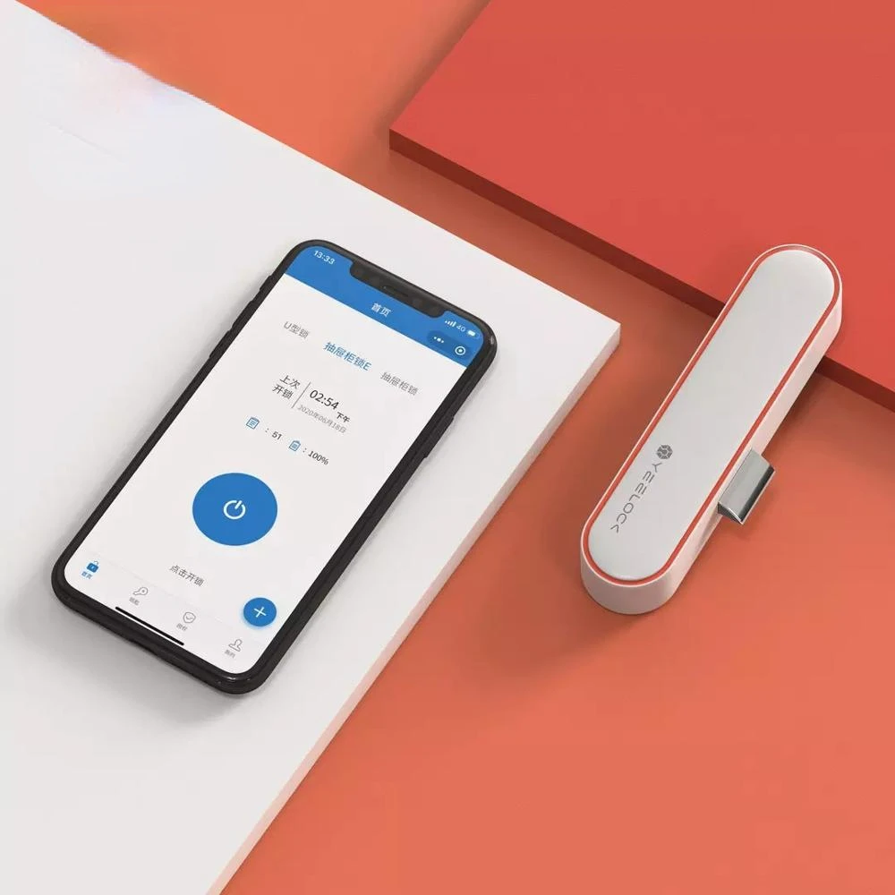 Smart Door Lock Wifi - YEELOCK Smart Ladekast Slot Keyless Bluetooth