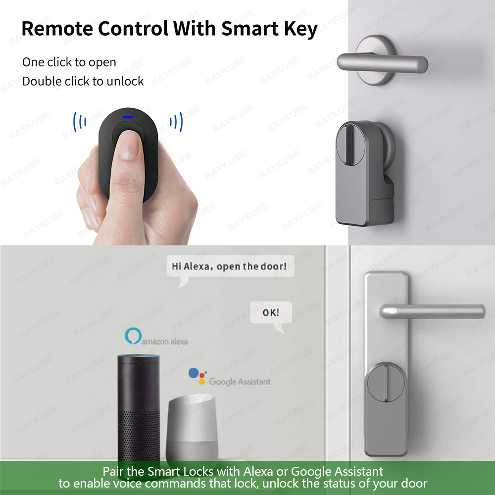 RAYKUBE A1 Pro Tuya BEL Slimme - Smart Door Lock Wifi recensie en prijs