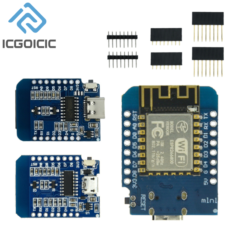 D1 Mini-Mini Nodemcu 4M Bytes  - Esp8266 Relay Module recensie en prijs