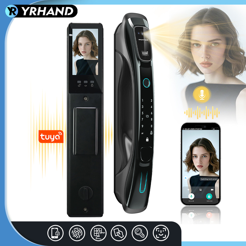 Slimme slot met 3D-gezichtsher - Smart Door Lock Wifi recensie en prijs