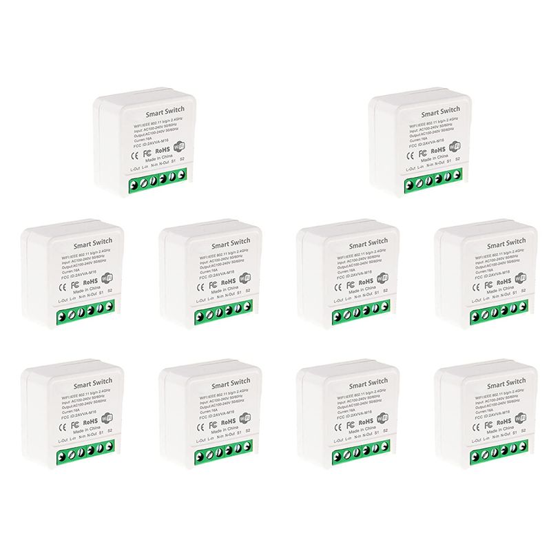 10X Mini Smart Wifi-relais, do - Smart Light Switch Wifi recensie en prijs